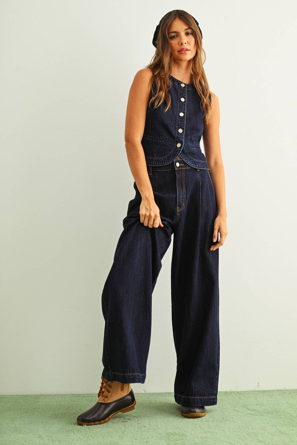 The Hudson Wide Leg Jean