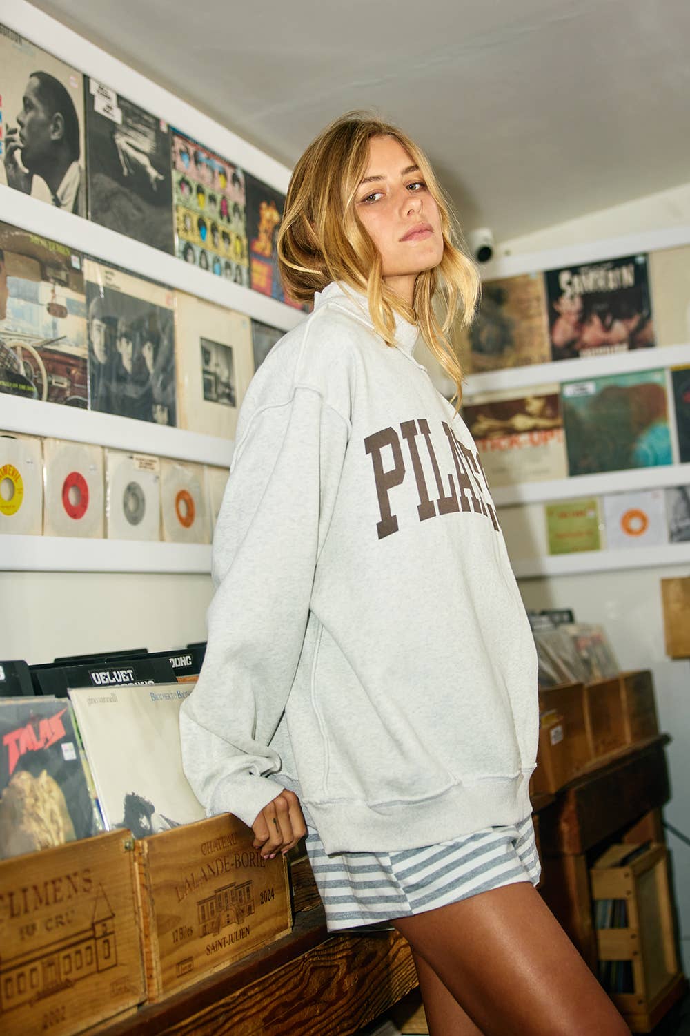 The Studio Reversible Mockneck Sweatshirt